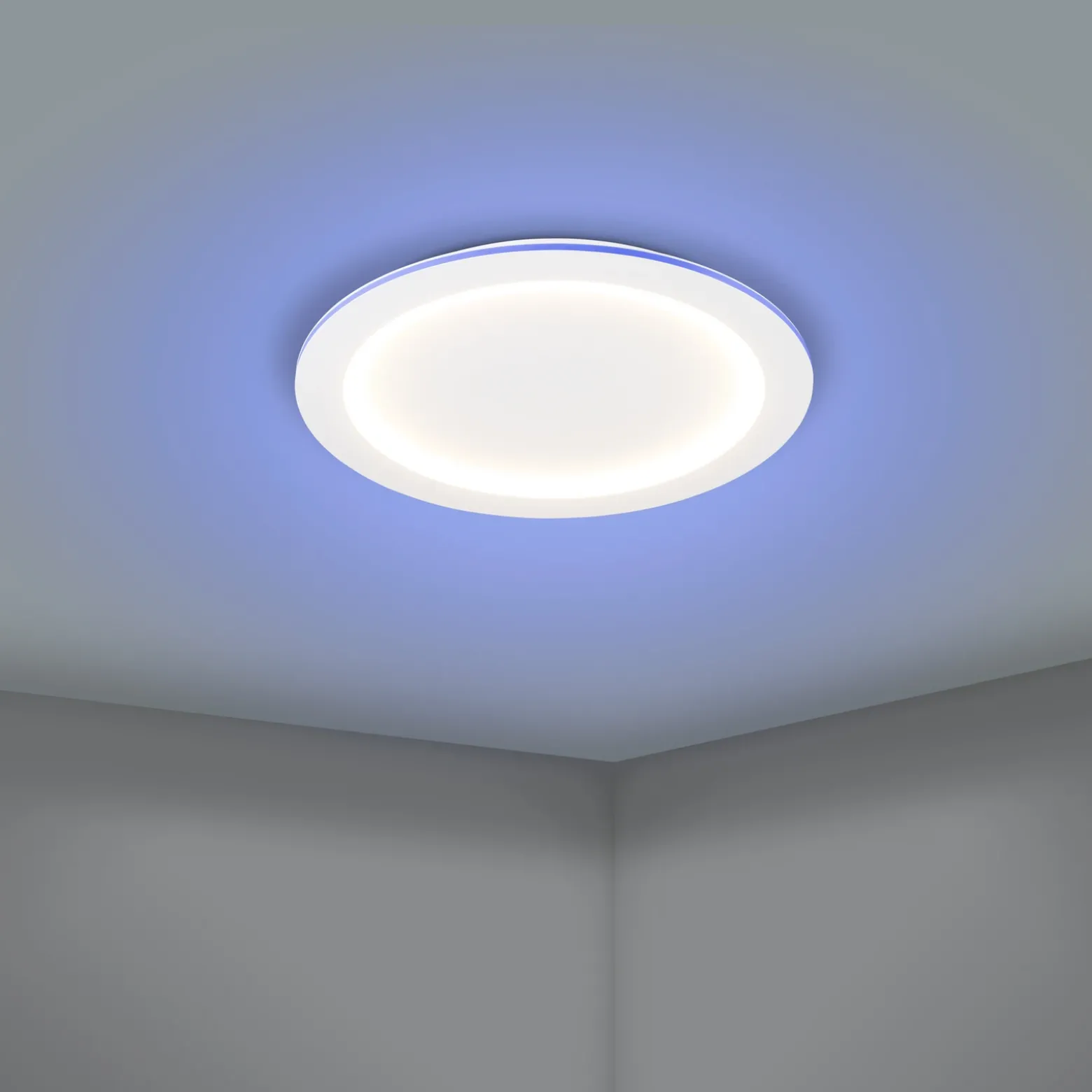 EGLO connect plafón LED Padrogiano-Z, Ø 60 cm, blanco