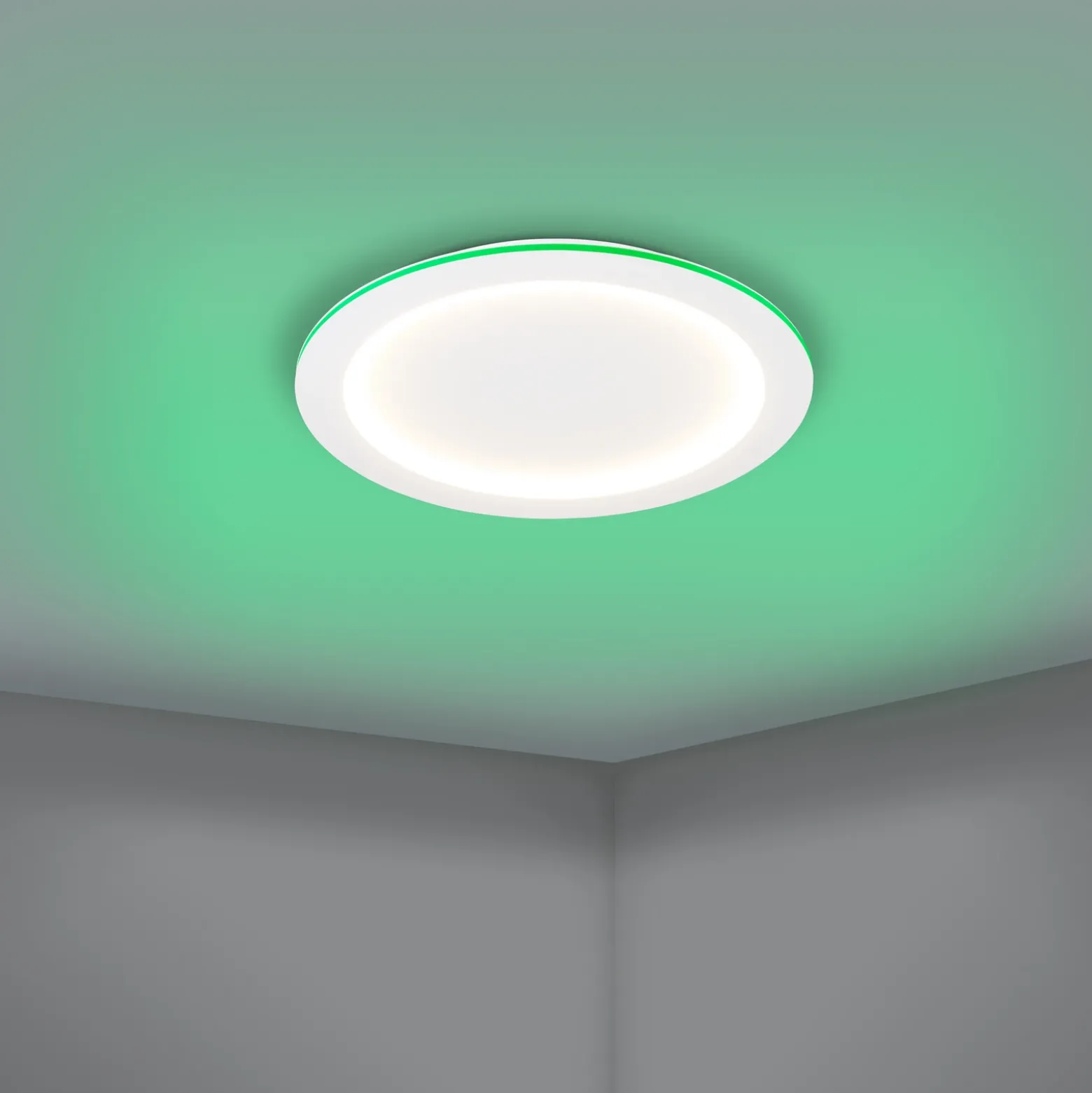EGLO connect plafón LED Padrogiano-Z, Ø 60 cm, blanco