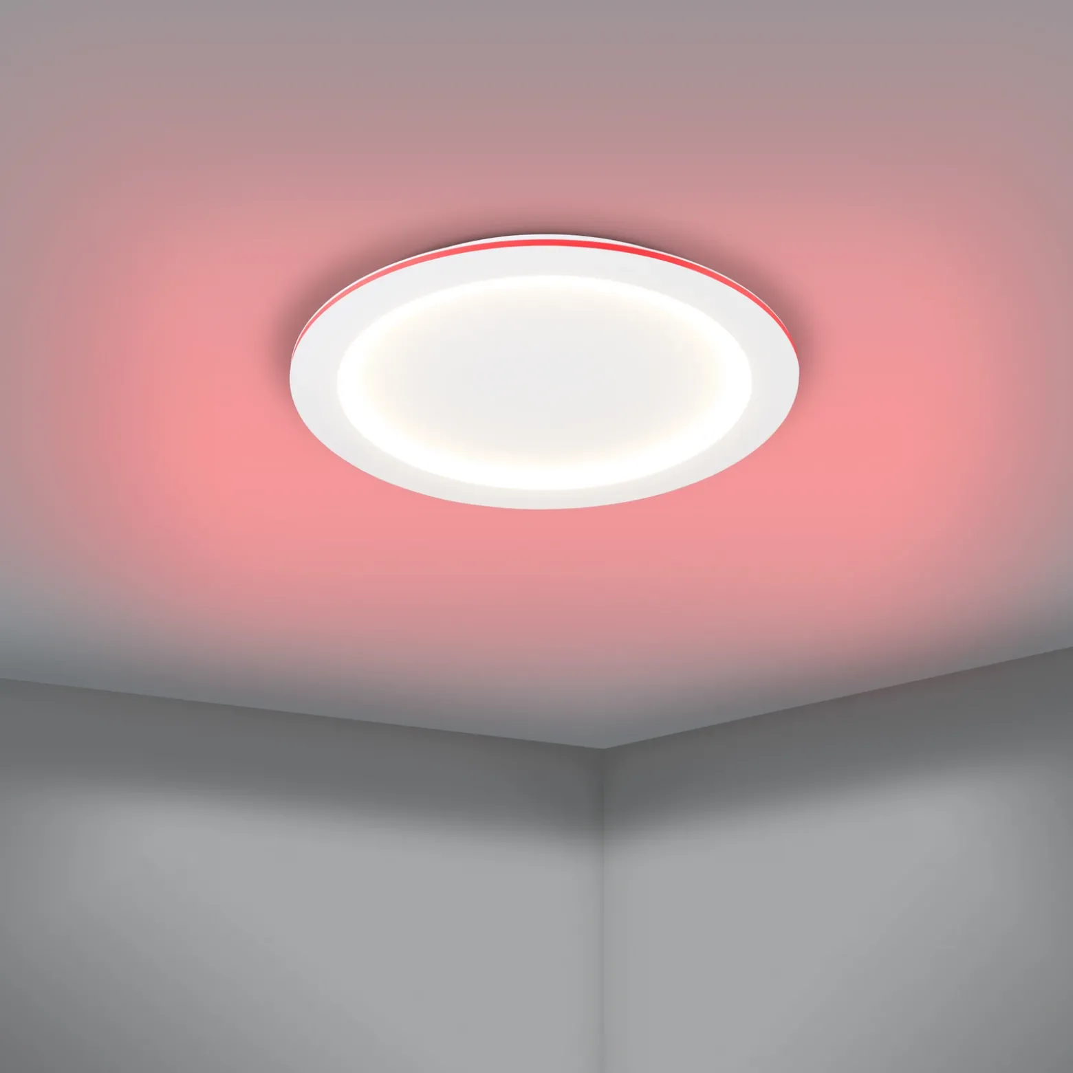 EGLO connect plafón LED Padrogiano-Z, Ø 60 cm, blanco