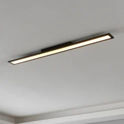 EGLO connect Salobrena-Z Lámpara de techo LED, 120x10cm, negra