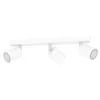 EGLO connect Smart Foco Adfira-Z, blanco, 3 luces, acero
