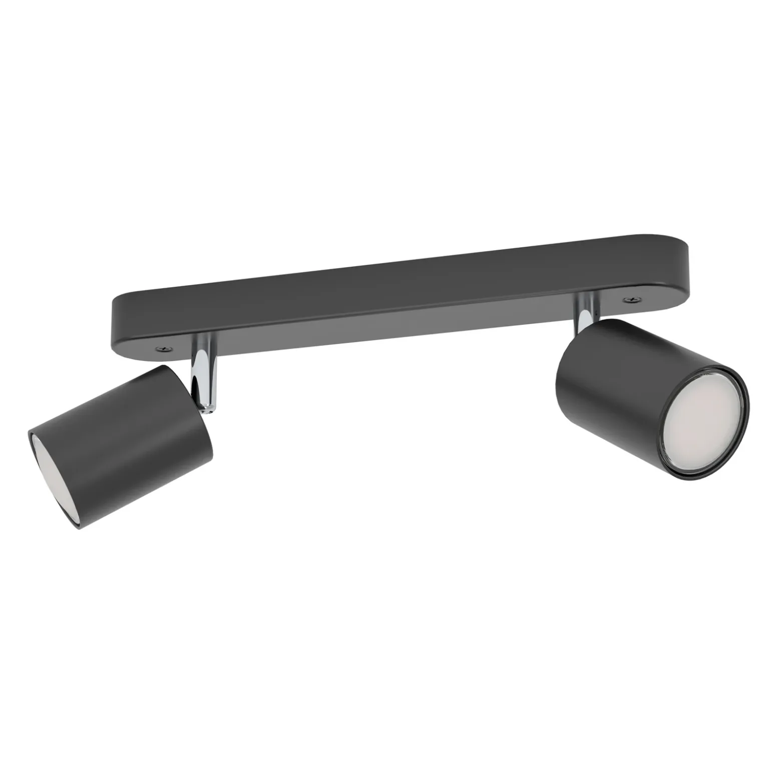 EGLO connect Smart Spot Adfira-Z, negro, 2 luces, acero