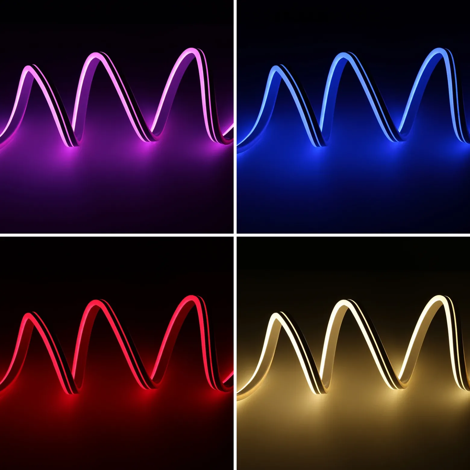 EGLO connect tira LED Neon Stripe-Z, 3 M., RGB, CCT, blanco