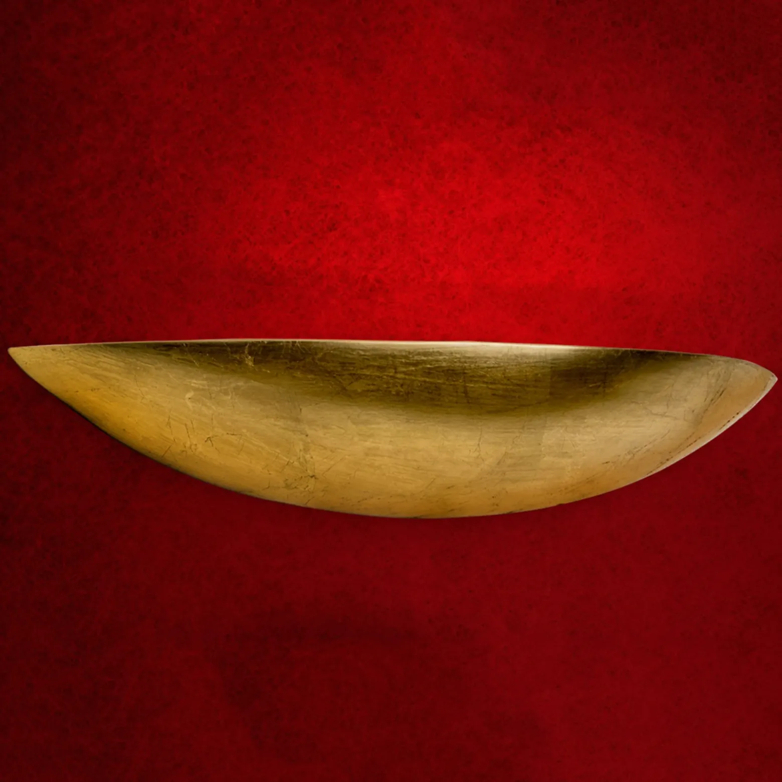 Elegante aplique TAMARA de cerámica, dorado envej.