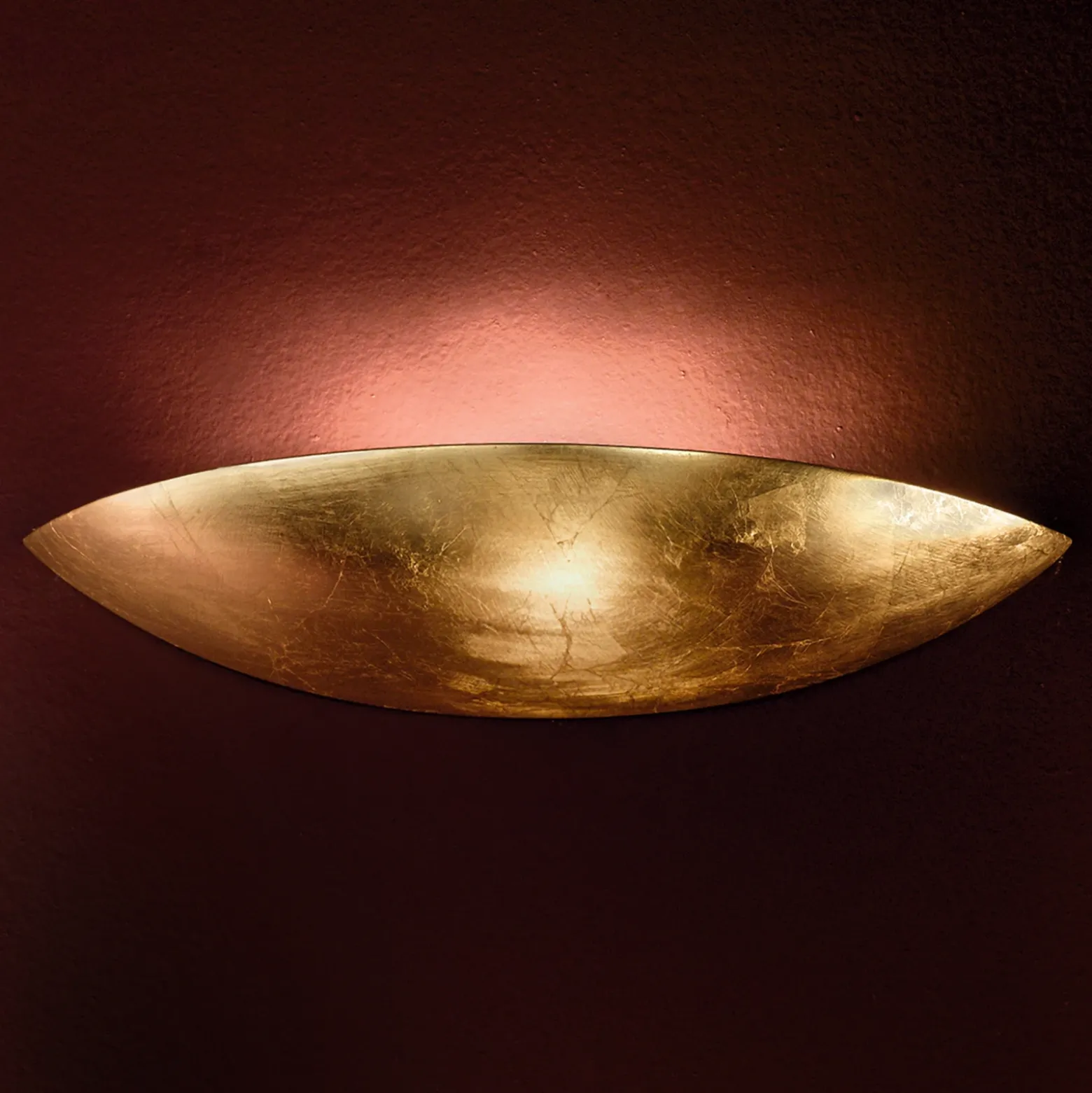 Elegante aplique TAMARA de cerámica, dorado envej.