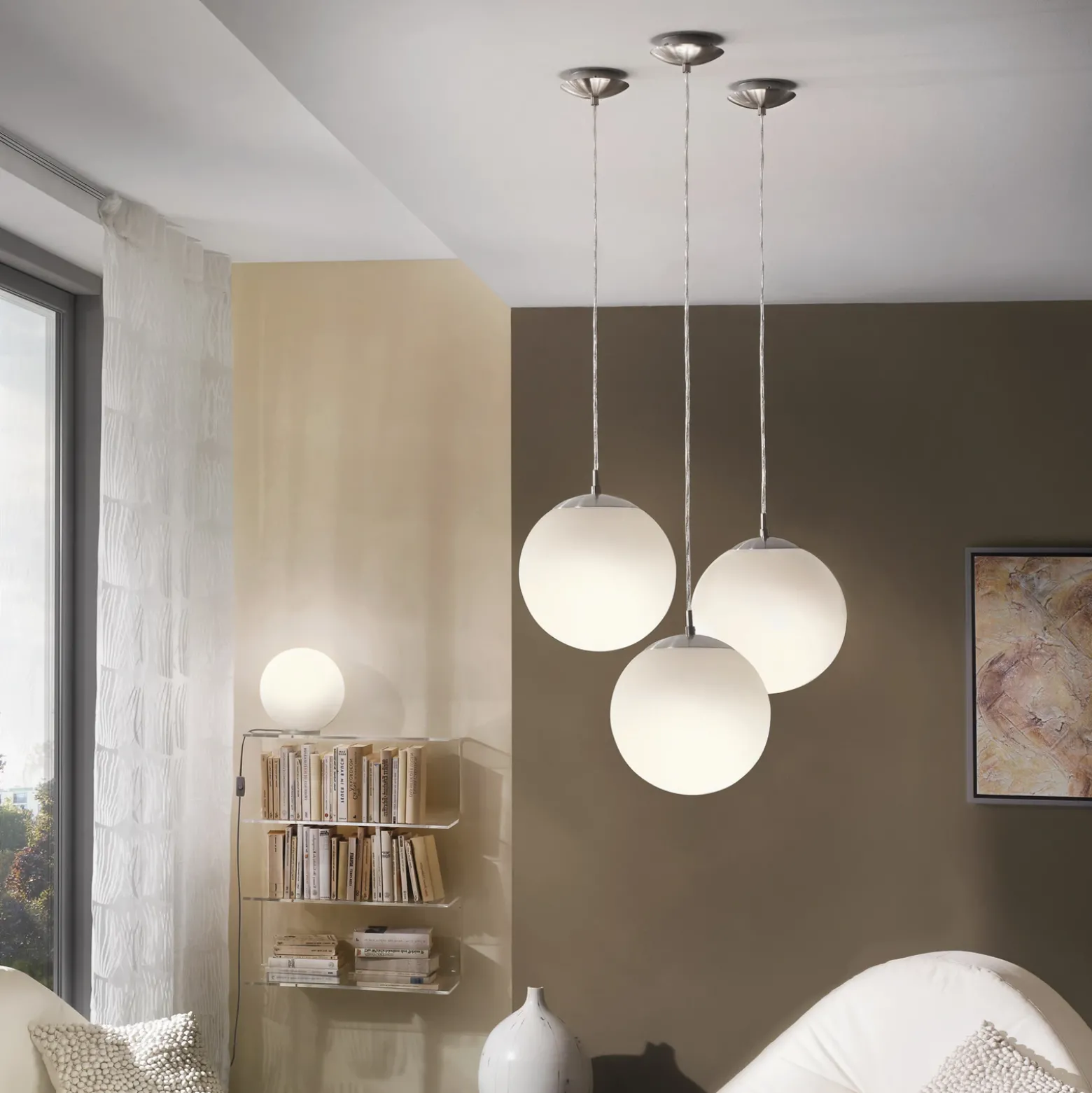 Elegante lámpara colgante Rondo de 30 cm