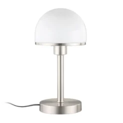 Elegante lámpara de mesa Jolie pantalla de vidrio