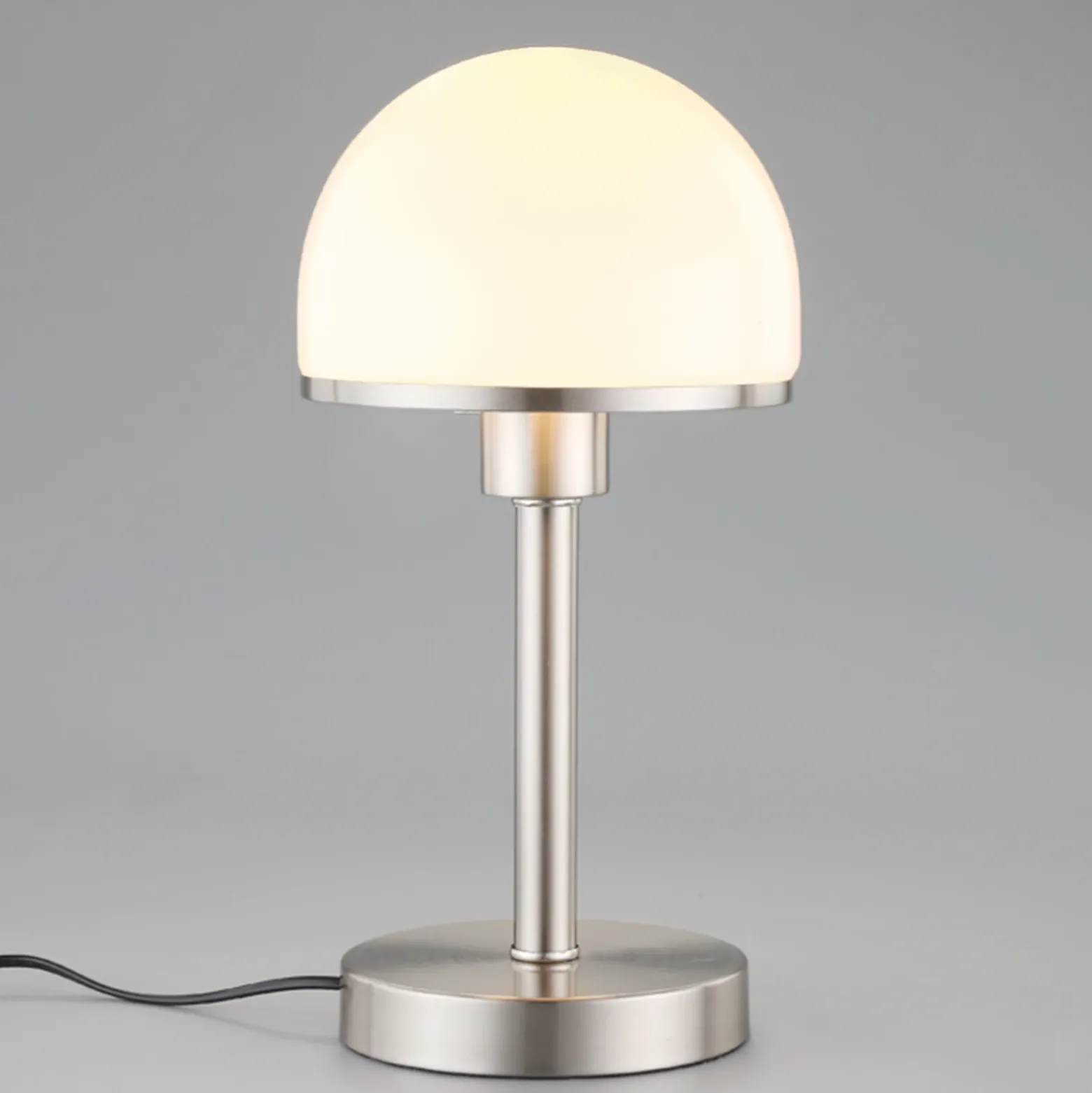 Elegante lámpara de mesa Jolie pantalla de vidrio