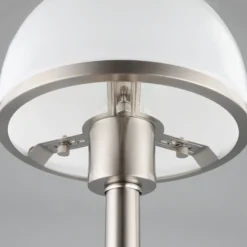 Elegante lámpara de mesa Jolie pantalla de vidrio
