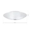 Elegante plafón VINDIRAl, 40 cm