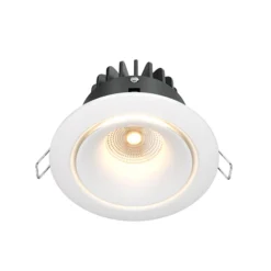 Empotrable Maytoni Yin LED, IP20, 3000K, triac, blanco