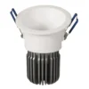 Empotrada LED Toodle redondo asimétrico, blanco