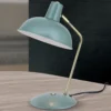 En aspecto vintage - lámpara de mesa Fedra verde