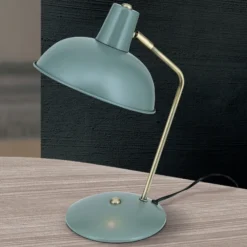 En aspecto vintage - lámpara de mesa Fedra verde