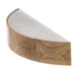 Envostar Aplique de pared Kerio, ancho 40,5 cm, madera de roble