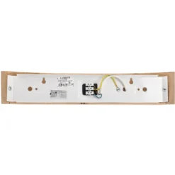 Envostar Aplique de pared Kerio, ancho 40,5 cm, madera de roble