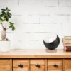 Envostar Arvid lámpara de mesa base de madera pantalla negro