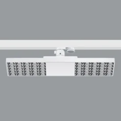 ERCO Jilly 230V 15W oval wide 840 blanco/plata