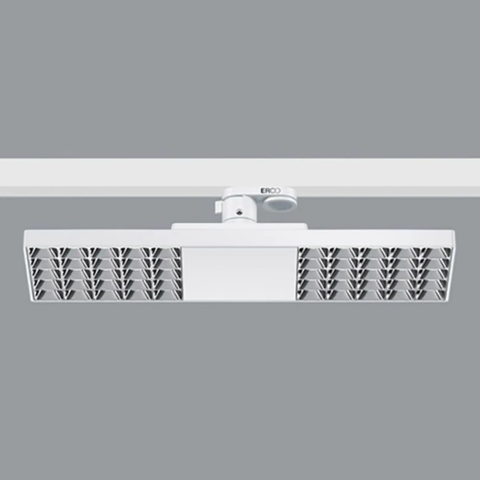 ERCO Jilly 230V 15W oval wide 840 blanco/plata