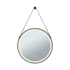 Espejo colgante Paulmann Mirra Ø59cm CCT atenuable negro