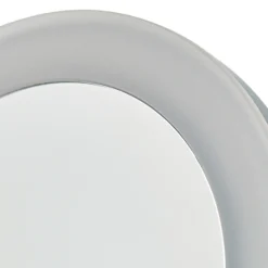 Espejo de cortesía Lucande LED Fyria, cromo, acero, CCT