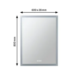 Espejo de pared LED Mirra blanco 60x80 cm IP44 CCT de Paulmann