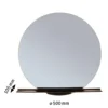 Espejo de pared LED Paulmann Miro CCT Ø50 cm con retroiluminación
