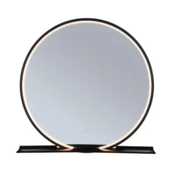 Espejo de pared LED Paulmann Miro CCT Ø50 cm Framelight