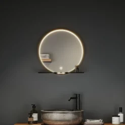 Espejo de pared LED Paulmann Miro CCT Ø50 cm Framelight