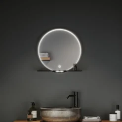 Espejo de pared LED Paulmann Miro CCT Ø50 cm Framelight