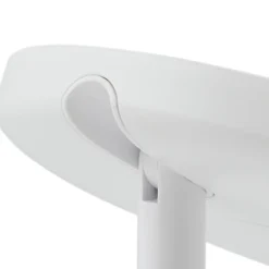 Espejo Lindby LED recargable Renki, blanco, plástico, atenuable
