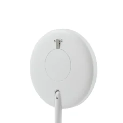 Espejo Lindby LED recargable Renki, blanco, plástico, atenuable