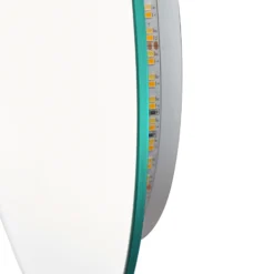 Espejo Lucande LED Celestiel, en forma de gota, CCT, 60 cm