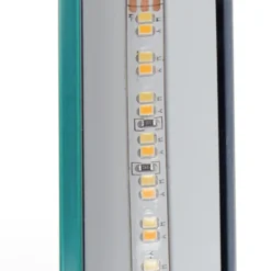 Espejo Lucande LED Celestiel, en forma de gota, CCT, 60 cm