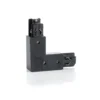 Esquina Ivela 90° tierra interior para LKM Quadro, negro