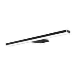Esther 2 lámpara de espejo LED, negro mate, 28 cm