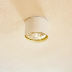 Euluna Chloe downlight empotrable en techo, fijo, blanco