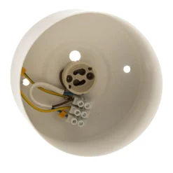 Euluna Chloe downlight empotrable en techo, fijo, blanco