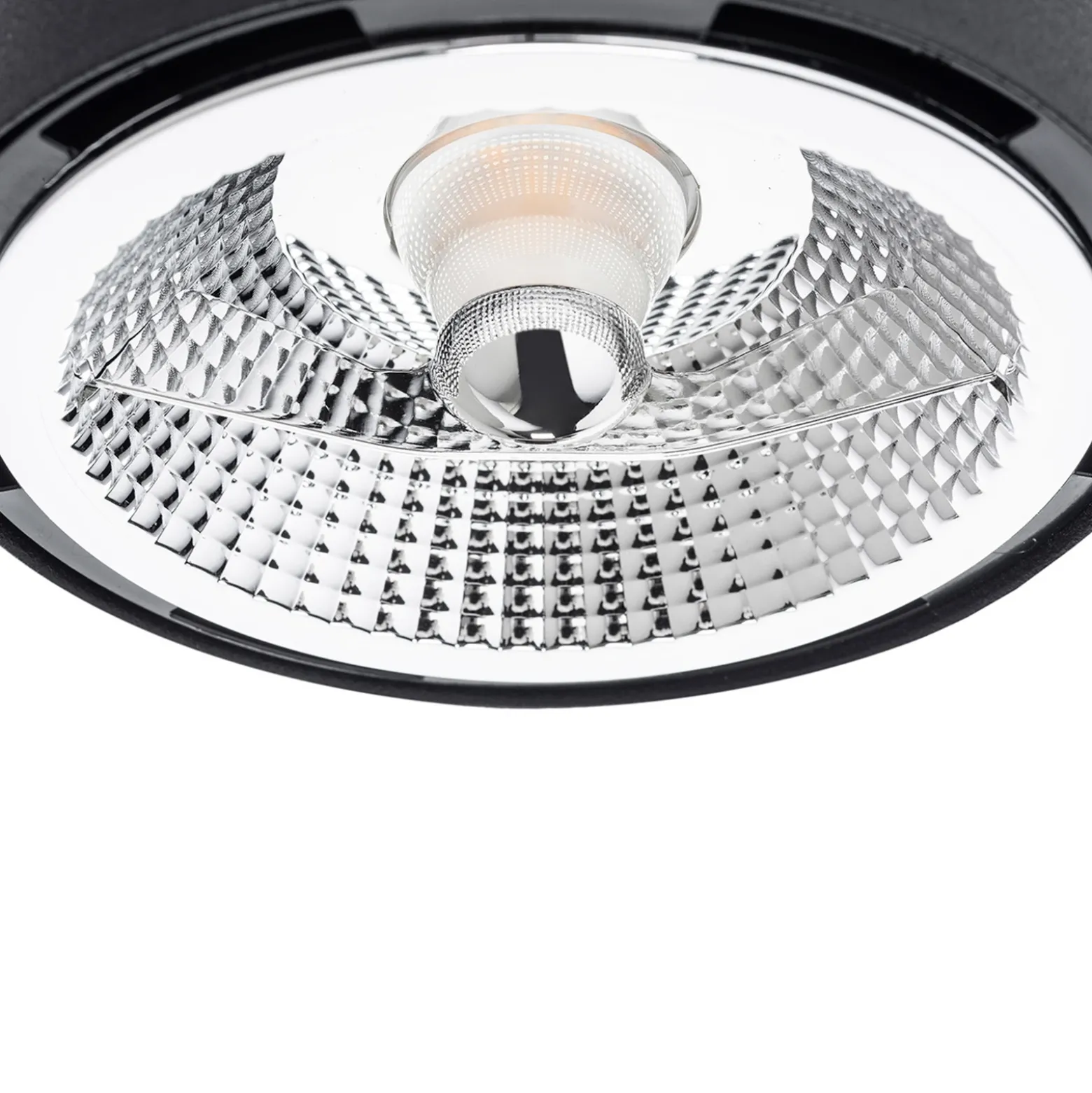 Euluna downlight de techo Chloe, negro, Ø 11,5 cm acero rígido