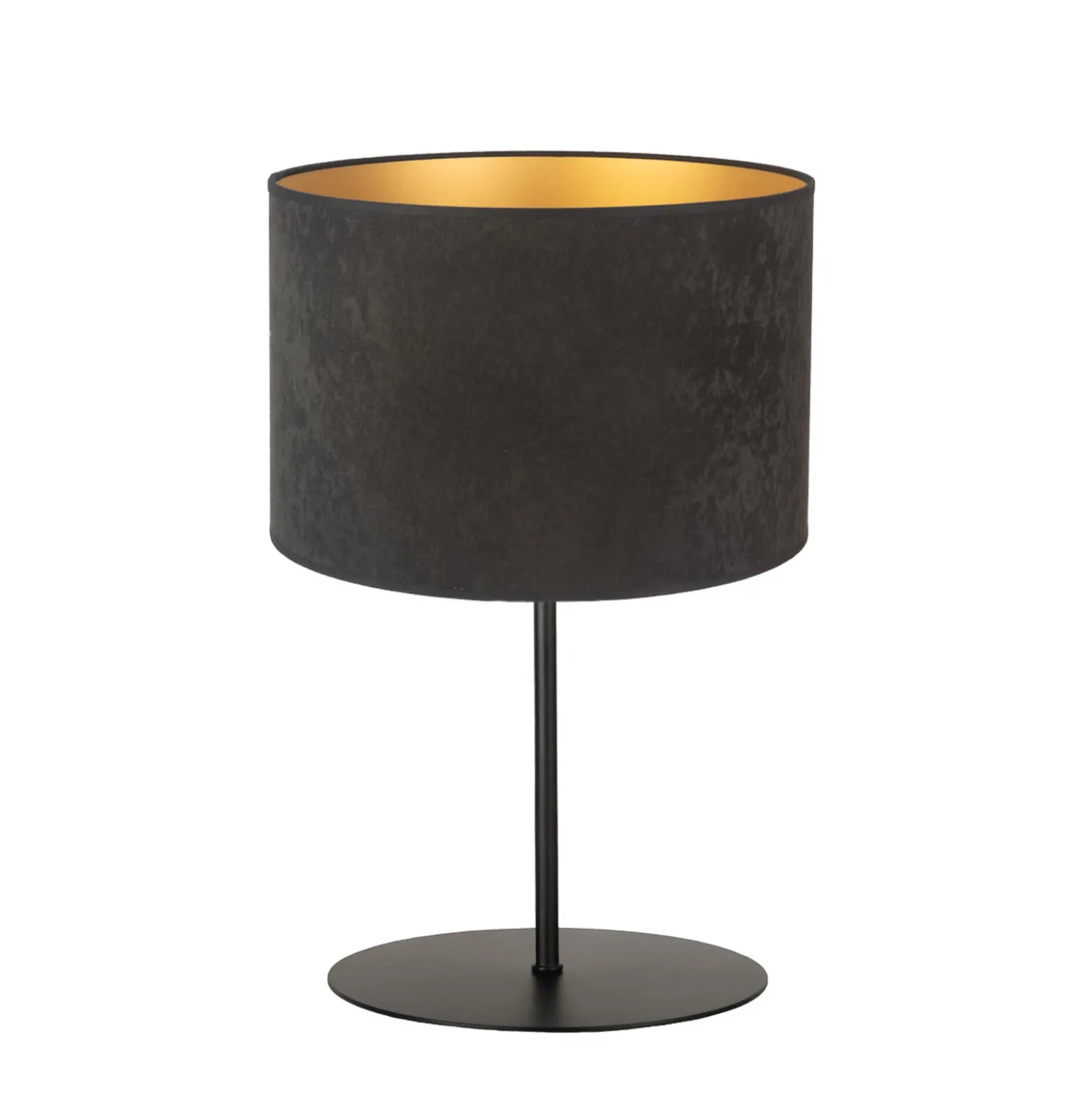 Euluna Golden Roller Mesa alta 30 cm negro/dorado