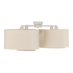 Euluna Lodge plafón, 4 luces, beige