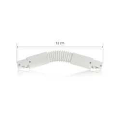 Eutrac Flex conector trifásico, blanco