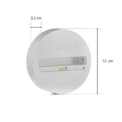 Eutrac Monopoint, montaje en superficie, trifásico, plata