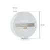 Eutrac Monopoint, montaje en superficie, trifásico, blanco