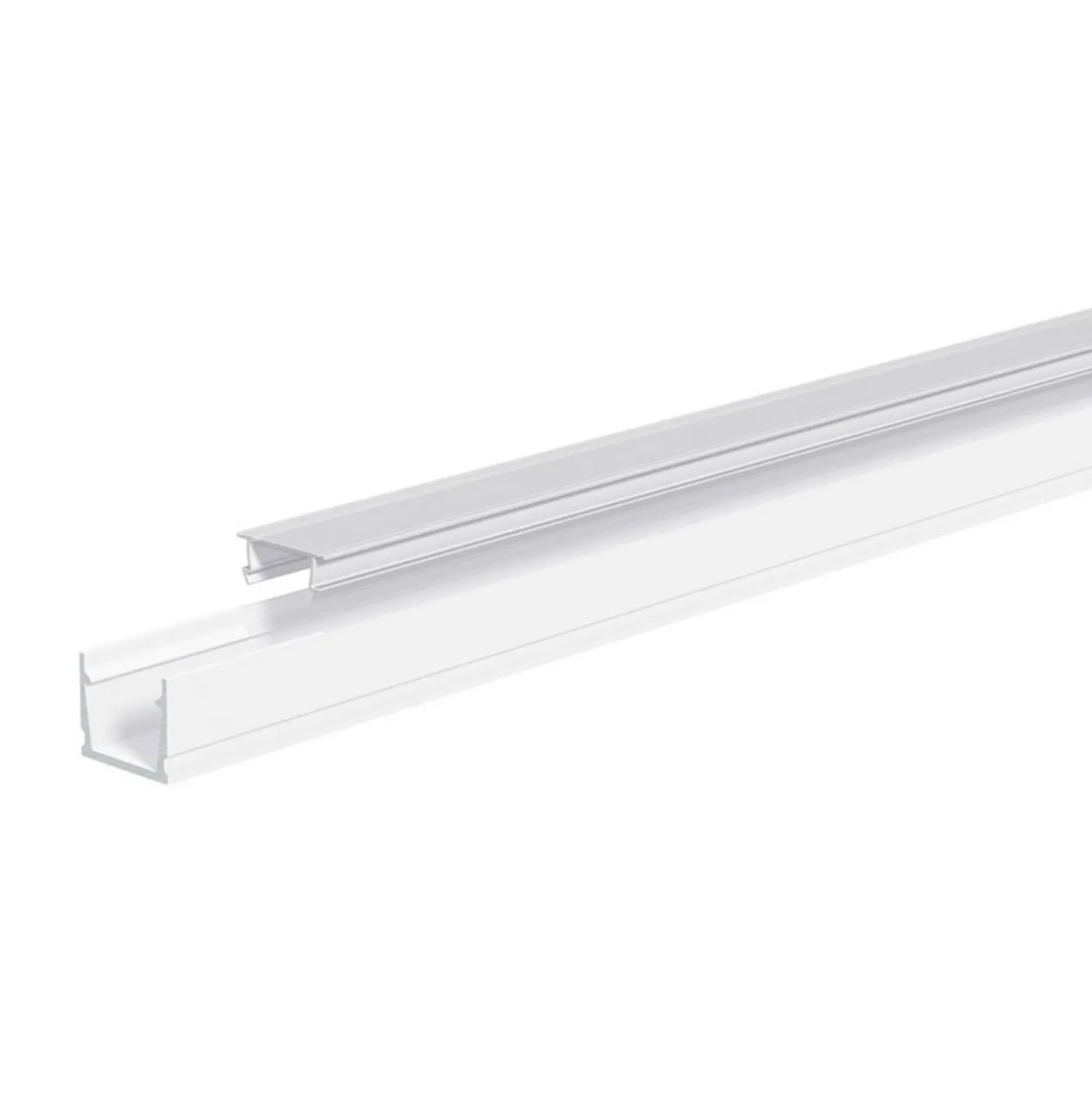 EVN APFLAT7 perfil aluminio 200cm, en U, blanco