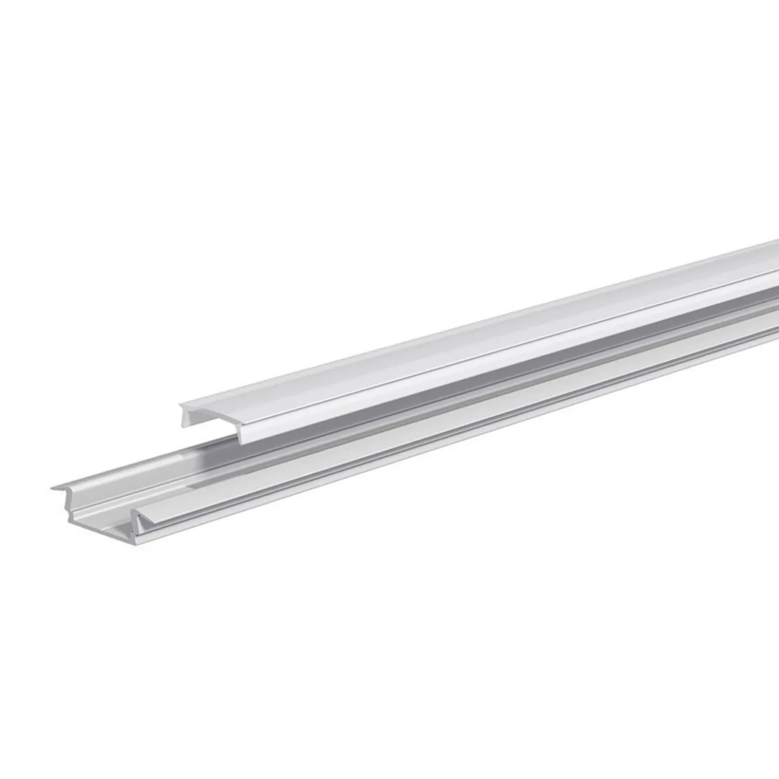 EVN APFLAT3, perfil aluminio, T, 200cm, redondeado