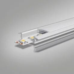 EVN APFLAT3, perfil aluminio, T, 200cm, redondeado