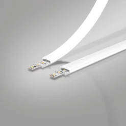 EVN APFLAT4, perfil aluminio, U, 200cm, flexible