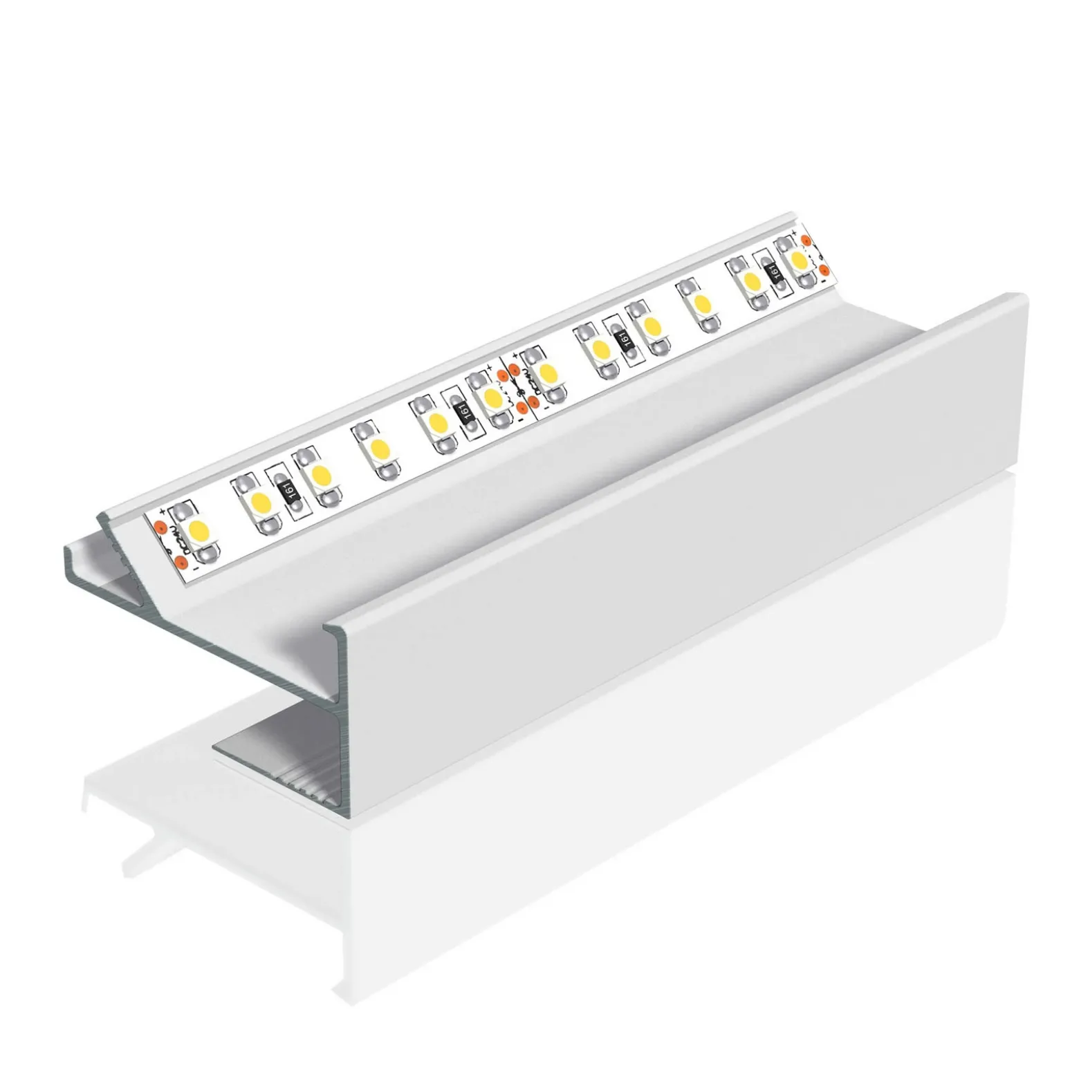 EVN APTBH perfil orientado al techo 100cm aluminio