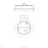 EVN Catino Plafón LED, CCT, 30 cm